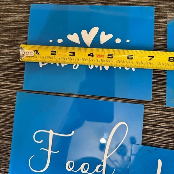 Blue Baby Shower Party Signs Set - Picture 7 of 7